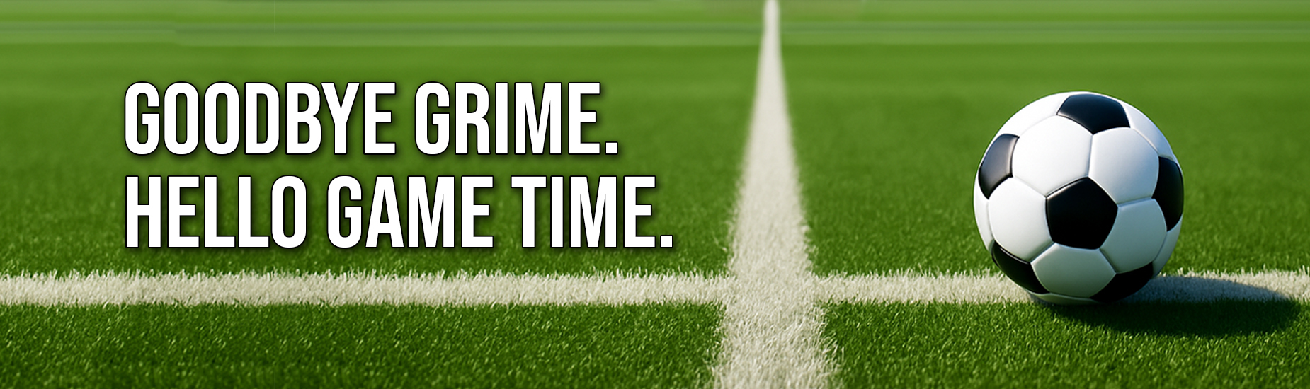 soccer ball on sports field