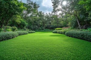 Fresh green lawn– odor-free results backed by a money-back guarantee