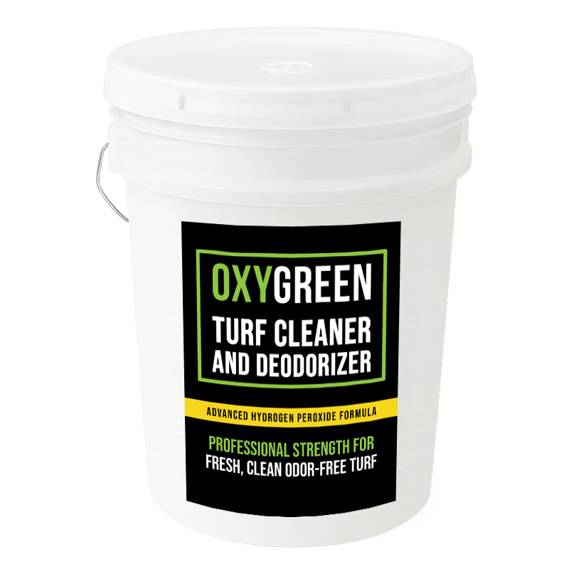 OxyGreen five-gallon pail of artificial turf odor eliminator